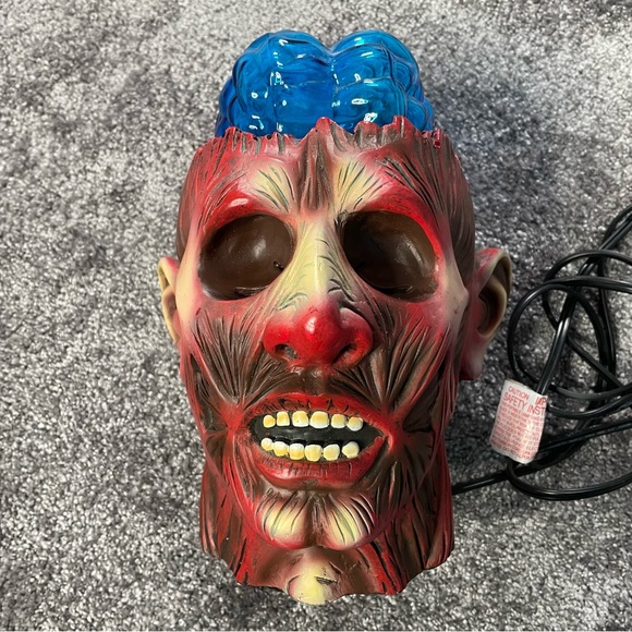 Lobotomy Electra Plasma Lamp Zombie Head LumiSource Inc. Works Perfectly - Picture 10 of 12